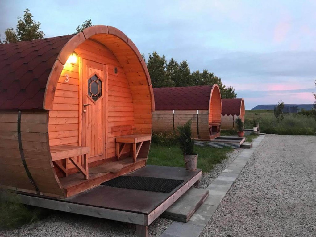 Ásahraun Guesthouse địa điểm cắm trại ngắm cực quang ở Iceland