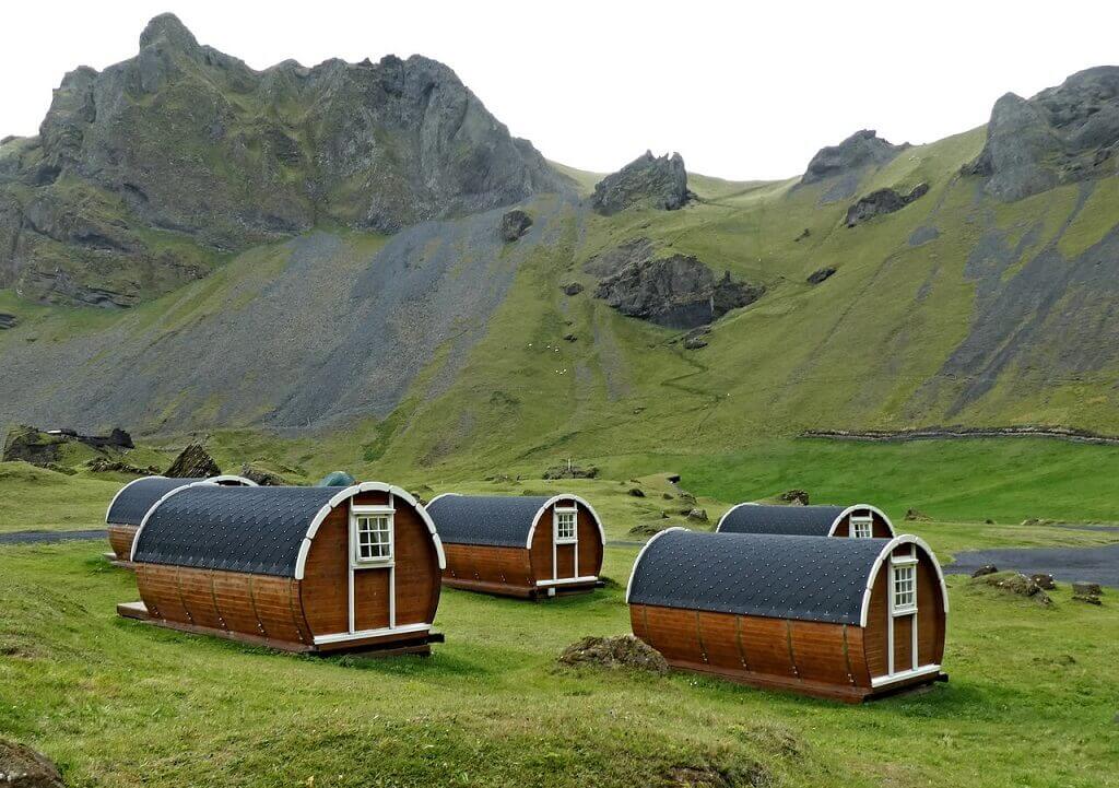 Glamping & Camping địa điểm cắm trại ngắm cực quang ở Iceland