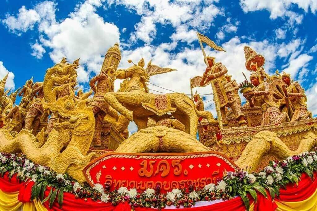 lễ hội Thái Lan Ubon Ratchathani