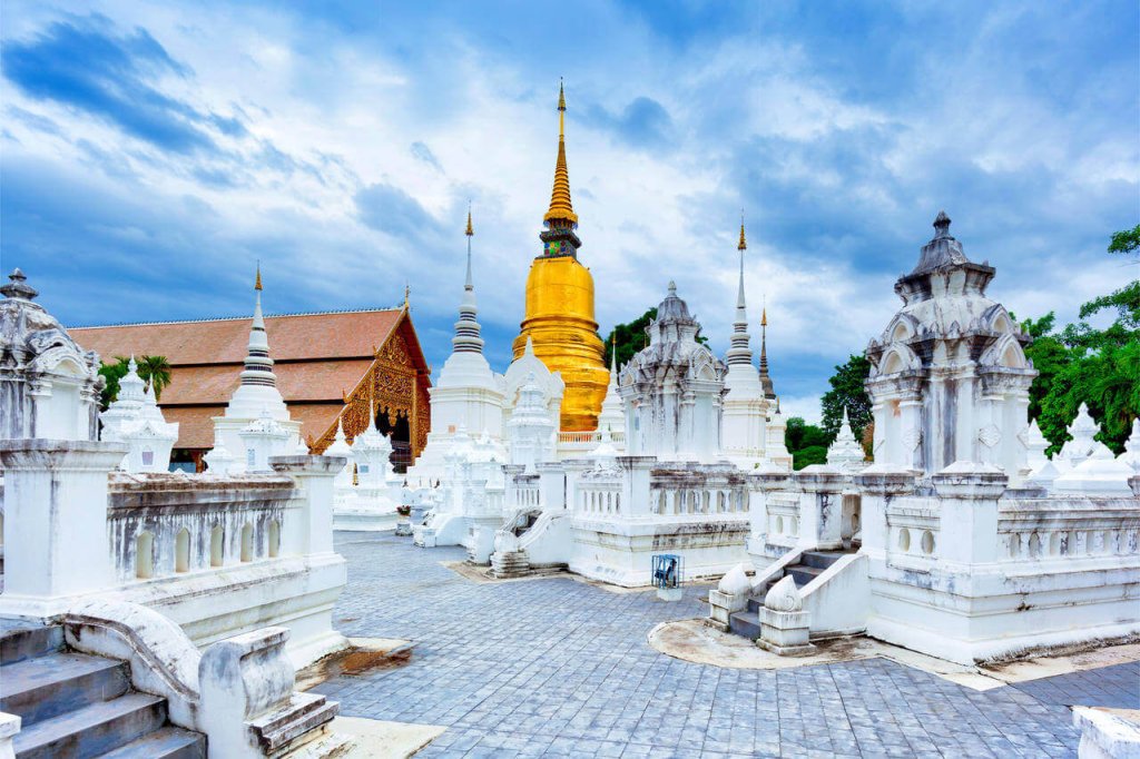 Wat Suan Dok ngôi chùa ở Chiang Mai