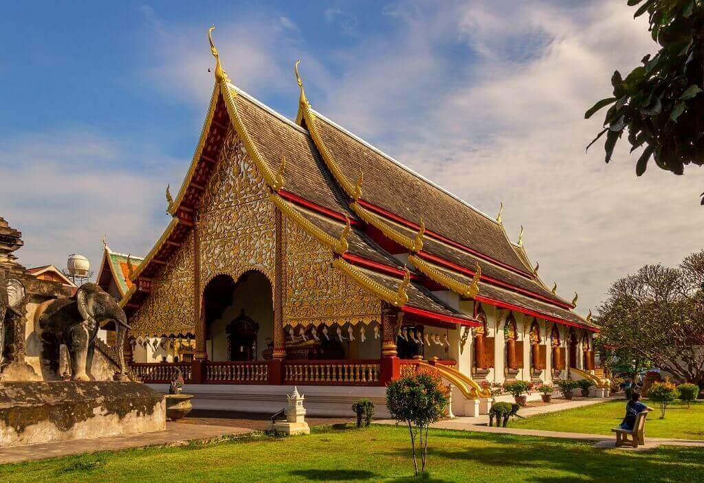 ngôi chùa ở Chiang Mai Wat Chiang Man