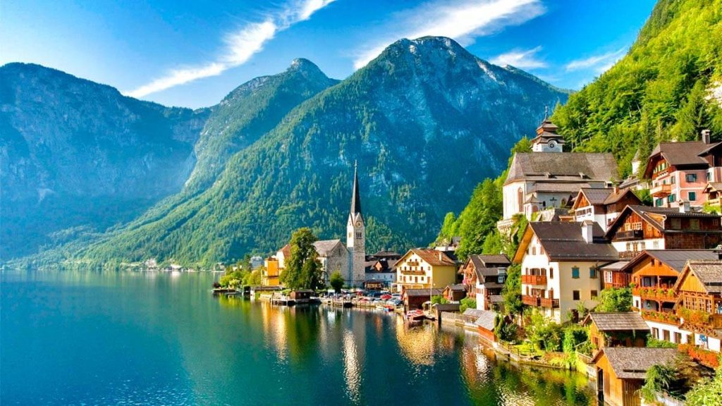 Hallstatt Áo ngôi làng đẹp nhất thế giới