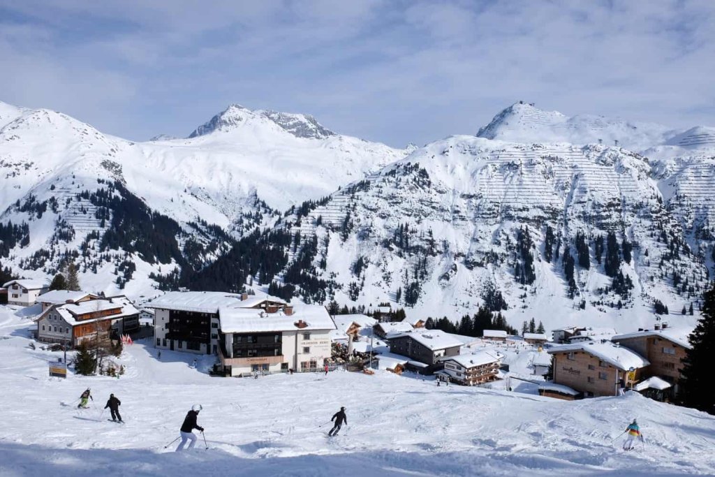 khu nghỉ mát trượt tuyết Lech Áo
