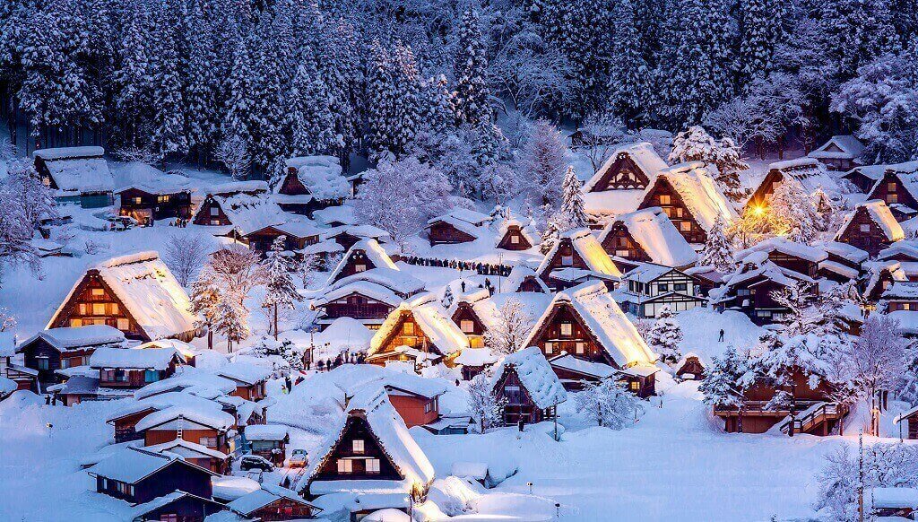 ngôi làng đẹp nhất thế giới Shirakawa-go