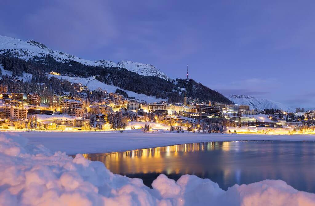 St. Moritz du lịch núi Thụy Sĩ