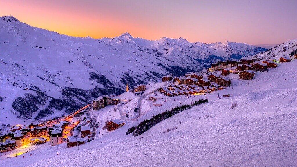 khu nghỉ mát trượt tuyết Three Valleys Pháp