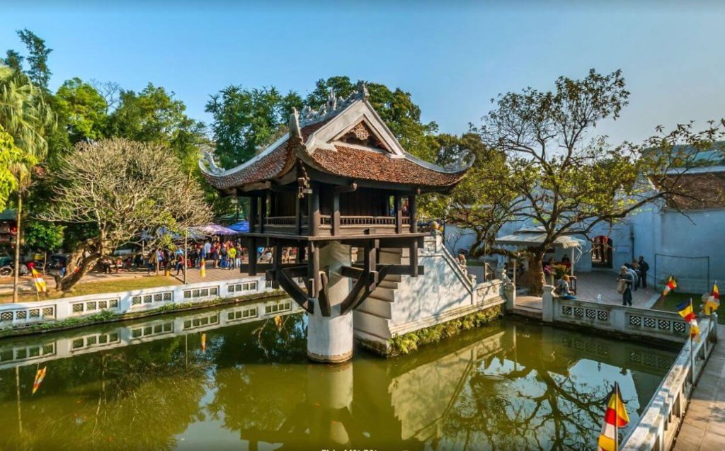 chùa Một Cột  - chùa Việt Nam đẹp