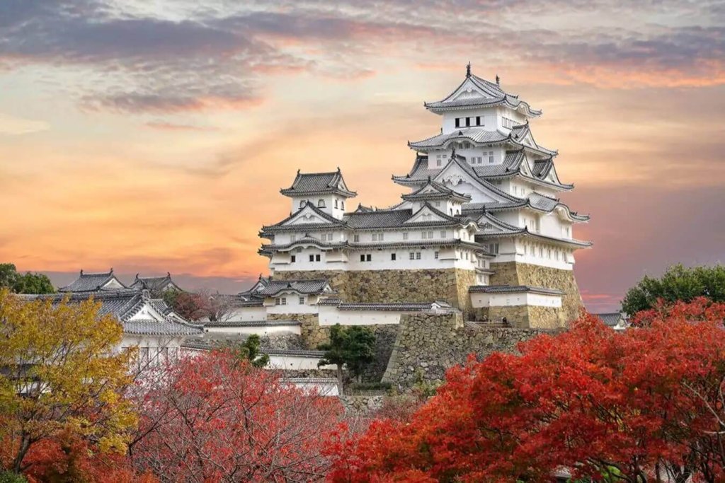 Lâu đài Himeji địa điểm du lịch Nhật Bản