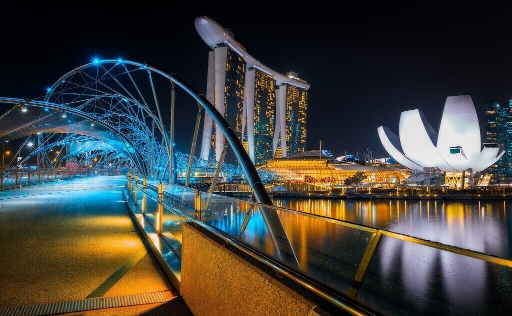 Cầu Helix - địa điểm sống ảo ở Singapore