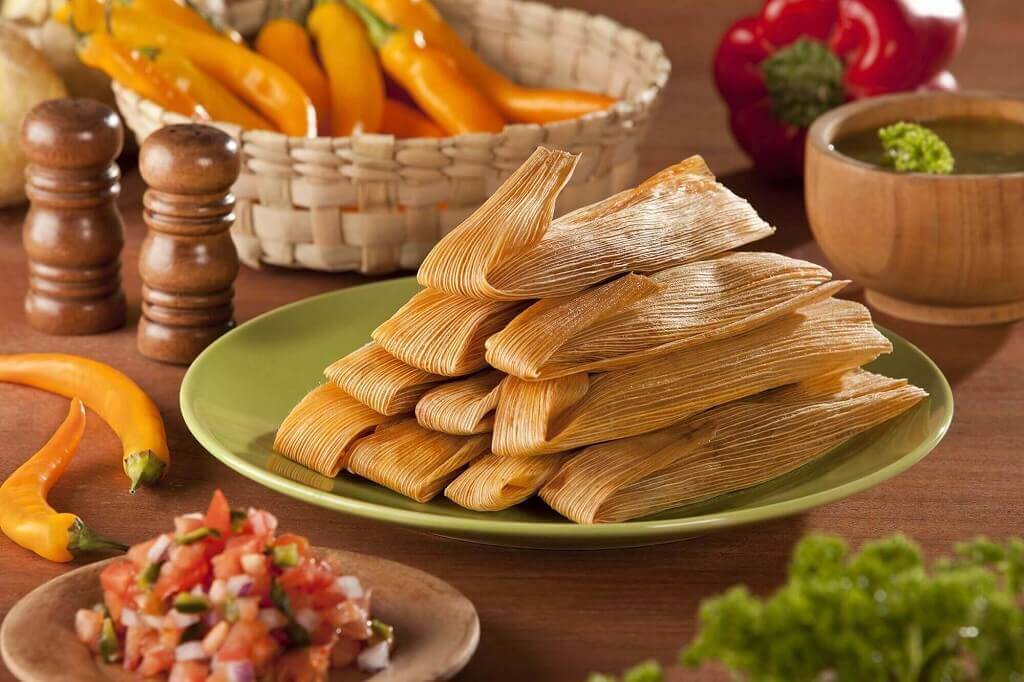 Tamales - món ăn may mắn đầu năm