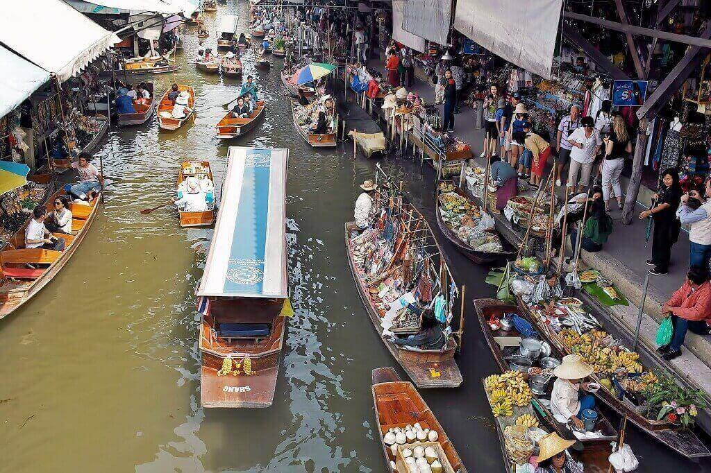 chợ nổi - Thời điểm đi Thái Lan