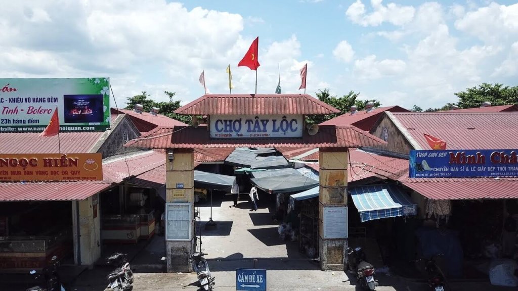 Chợ Tây Lộc - mua sắm ở Huế