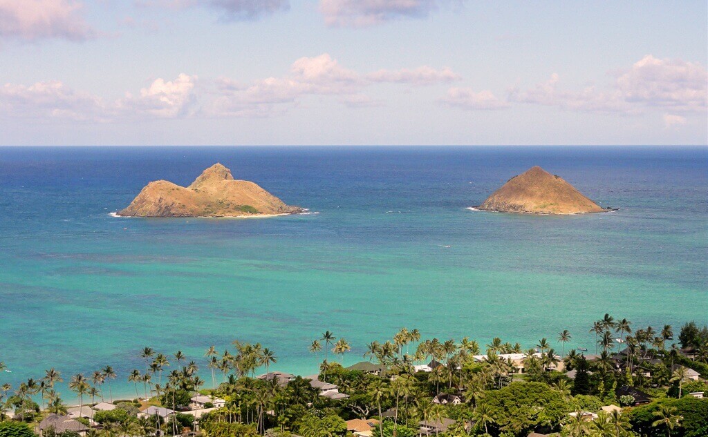 biển Lanikai trên Oahu - Thời điểm du lịch Hawaii