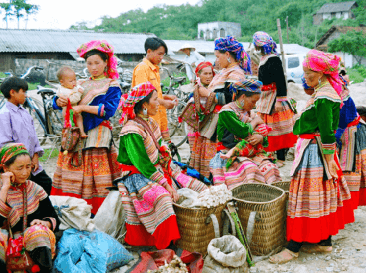 Ảnh chụp tại phiên chợ vùng cao