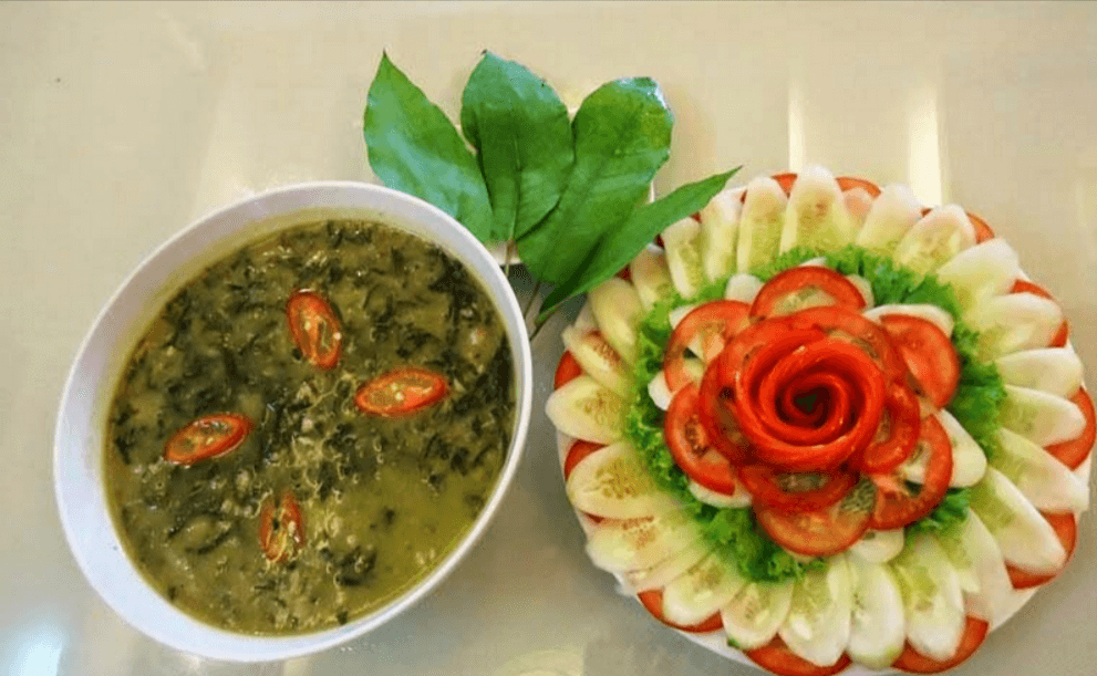 Canh tiết lá đắng - món ngon kén người ăn