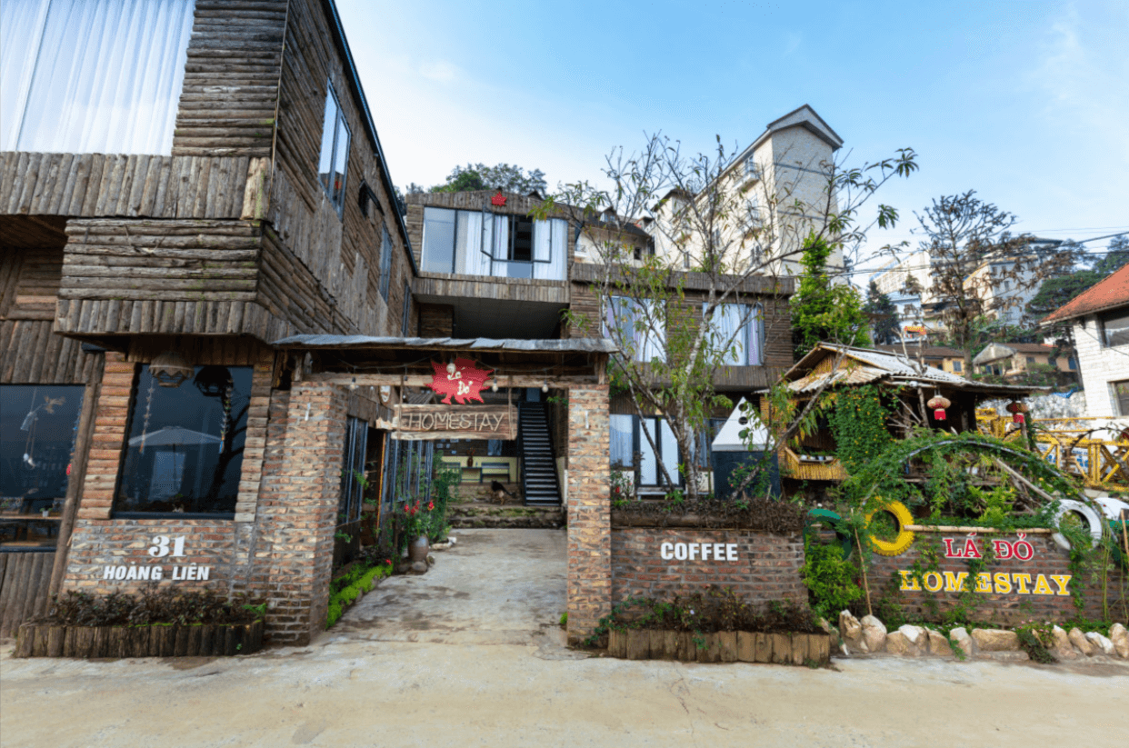 Homestay Lá Đỏ Sapa có nhưng không gian cực kì chill