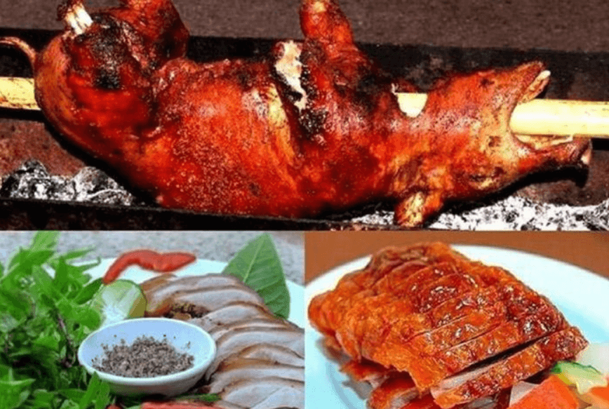 Lợn cắp lách ngon nhất là quay