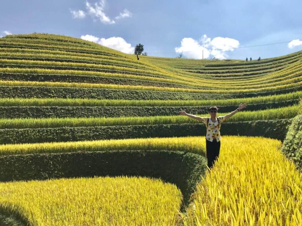 Check in ruộng bậc thang